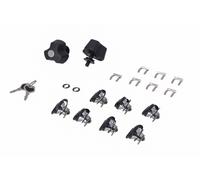 TRAX lock set with anti-theft protection PRO 9 matching locks 2 keys.