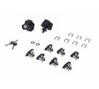 TRAX lock set with anti-theft protection PRO 9 matching locks 2 keys.