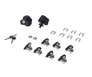 TRAX Lock Set with Anti-Theft Protection PRO 9 Matching Locks, 2 Keys. Anti-theft Protection.