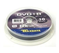 Traxdata 10 Pack Dual Layer Dvd+R Blank Discs