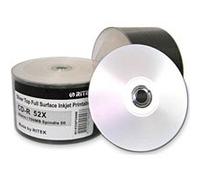Traxdata CD-R 52X 80min/700MB White Full Surface Inkjet Printable - Pack of 200 Shrink Wrapped