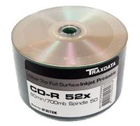 Traxdata Silver printable CDR 80min x 50