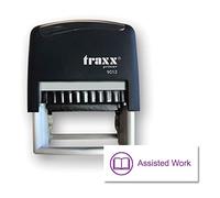 Traxx 9012 Stock School Teacher Stamps *Assisted Work Design in Violet Ink*