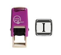 Traxx 9021 A-Z Loyalty Stamp *Letter I* - Black | I design; clear impression, Black ink; for loyalty cards, reward schemes and repeat visits.