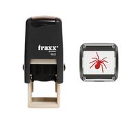 Traxx 9021 Loyalty Card Self Inking Rubber Stamp a Spider Image Scare Friends Spiderman *A Red Spider Design*