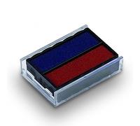 Traxx - Pack of 2 Rubber Stamp Replacement Inkpads for The Traxx 7850 in Red and Blue Ink 7/7850