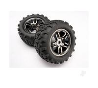 Traxxas 1/10 Maxx Tyres 6.3in Assembled Glued Wheels Pair TRX4983A