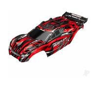 TRAXXAS Body, Rustler 4X4, Red (assembled w/body mounts) (TRX6718)