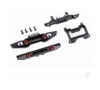 Traxxas 1/18 Black Aluminium Bumper Set for TRX-4M Land Rover Defender TRX9734X