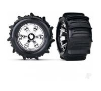 Traxxas 1/8 Paddle Tyres Pre-Glued Assembled 2 pcs TRX5672