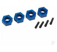 Traxxas 12mm Hex Wheel Hubs 6061-T6 Aluminium Blue-Anodised TRX8269X