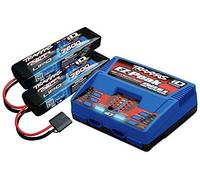 Traxxas POWER PACK Dual EZ-Peak Plus Charger EU Version + 2x ID LiPo 7.4V 7600