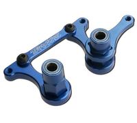 Traxxas 3743A Anodized Blue Aluminum Steering Bell cranks, Rustler, (US IMPORT)