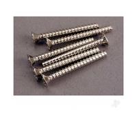 Traxxas 3x28mm Countersunk Self-Tapping Screws Pack of 6 TRX2652
