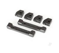 Traxxas 4-Tec 3.0 Front and Rear Suspension Arm Mounts with Hinge Pin Retainers TRX8334