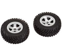 Traxxas Wheels & Tyres, Assembled Glued SCT Off-Road Racing Tyres (2 pcs) TRX5875