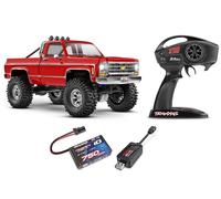 Traxxas 97064-1 TRX-4M Chevrolet Cheyenne K10 High Trail 1/18 Akku Charger Red