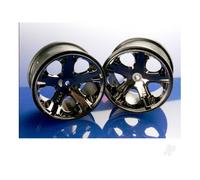 Traxxas All-Star 2.8 Inch Black Chrome Wheels 12mm Hex 1/10 2WD TRX3772A
