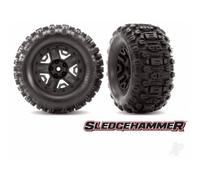 Traxxas TRX6792 Tires on 2.8 Rim Black Sledgehammer TSM Rated (2 pcs.)