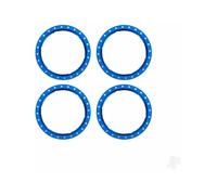 Traxxas Beadlock Rings Machined Aluminium Blue Set of 4 TRX10276-BLUE