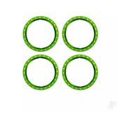 Traxxas Beadlock Rings Machined Aluminium Green Set of 4 TRX10276-GRN