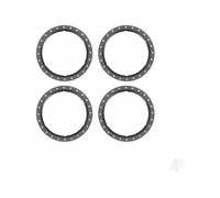 Traxxas Beadlock Rings Machined Aluminium Grey Set of 4 TRX10276-GRAY
