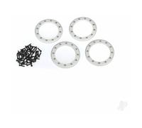 Traxxas Beadlock rings, Satin (2.2in) (Aluminium) (4 pcs) / 2x10 CS (48) TRX8168