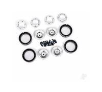 Traxxas Beadlock Wheels 1/18 1.0 inch Silver Aluminium TRX9881-SLVR