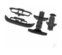 Traxxas Black Bumpers and Skid Plates for Mini Rally VXL Ford RS200 TRX10837-BLK