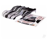 Traxxas Body, 1:16 Slash 4X4, ProGraphix (graphics are printed, requires paint & final colour application) / decal sheet TRX7027X