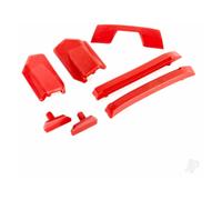 Traxxas Body Reinforcement Set Red Skid Pads for E-Revo Sledge TRX9510R