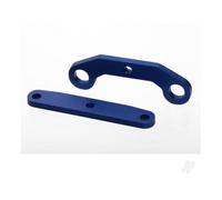 Traxxas Bulkhead, tie bars, Front & Rear, aluminium (Blue-anodised) TRX6423