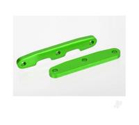 Traxxas Bulkhead Tie Bars Front Rear Aluminium Green Anodised TRX6823G