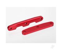 Traxxas Bulkhead Tie Bars Front Rear Aluminium Red-Anodised TRX6823R