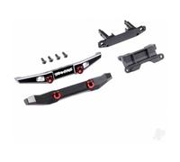 Traxxas Bumper Front and Rear 1/18 Aluminium Black-anodised Ford Bronco TRX9735X