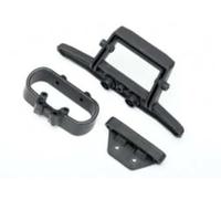 TRAXXAS Bumper, rear/ bumper mount, rear (TRX6737)