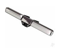 Traxxas Bumper, Rear (Chrome) / bumper mount / 3x10 BCS (2 pcs) TRX8068