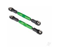 Traxxas Camber links, Front (Tubes Green-anodised, 7075-T6 aluminium, stronger than Titanium) (83mm) (2 pcs) / rod ends (4 pcs) / aluminium wrench (1pc) TRX3643G