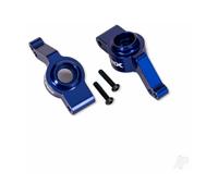 Traxxas Carriers, stub axle, rear, 6061-T6 aluminium, left & right (blue-anodised) (for use with #9080 upgrade kit) TRX9065-BLUE