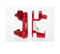 Traxxas Caster Blocks C-Hubs 6061-T6 Aluminium Red Anodised TRX6832R
