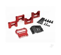 Traxxas Centre Differential Carrier Mount 6061-T6 Aluminium Red TRX9584R