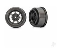 Traxxas Dirt Oval Grey Rear Wheels Pair 1/10 RC TRX10472X