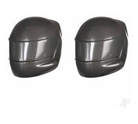 Traxxas Driver Helmet Grey 2 Pack for RC UDR Scale Truck TRX8518