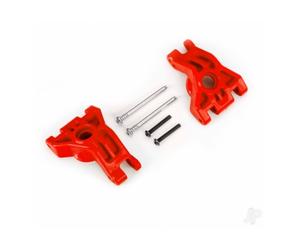 Traxxas Extreme Heavy Duty Rear Stub Axle Carriers Red TRX9050R