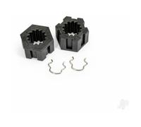 Traxxas Front Hex Wheel Hubs and Clips 24mm Plastic TRX10954