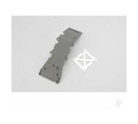 Traxxas Front Skid Plate Grey Plastic Stainless Steel Reinforcement TRX4937A