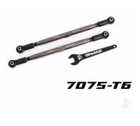 Traxxas Front Toe Links Grey-Anodised 7075-T6 Aluminium X-Maxx WideMaxx 2pc TRX7897-GRAY