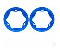 Traxxas Funco 3.9 Inch Blue Beadlock Rings Rear Pair TRX10977-BLUE