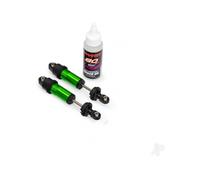 Traxxas GT-Maxx Front Shocks Aluminium Green Pair TRX10961-GRN