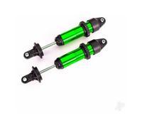 Traxxas GTX Medium Aluminium Shock Absorbers Green Pair TRX7861G